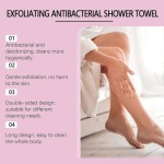 Oceaura シャワーストリップ カーボンファイバータオル スムーズな肌を清潔に ボディクリーン シャワーストリップ